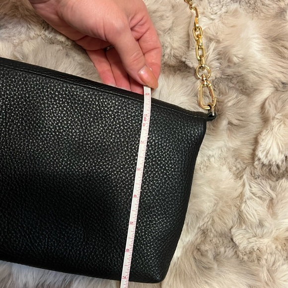 Tory Burch Black Leather Crossbody Magnetic closure - Picture 9 of 10